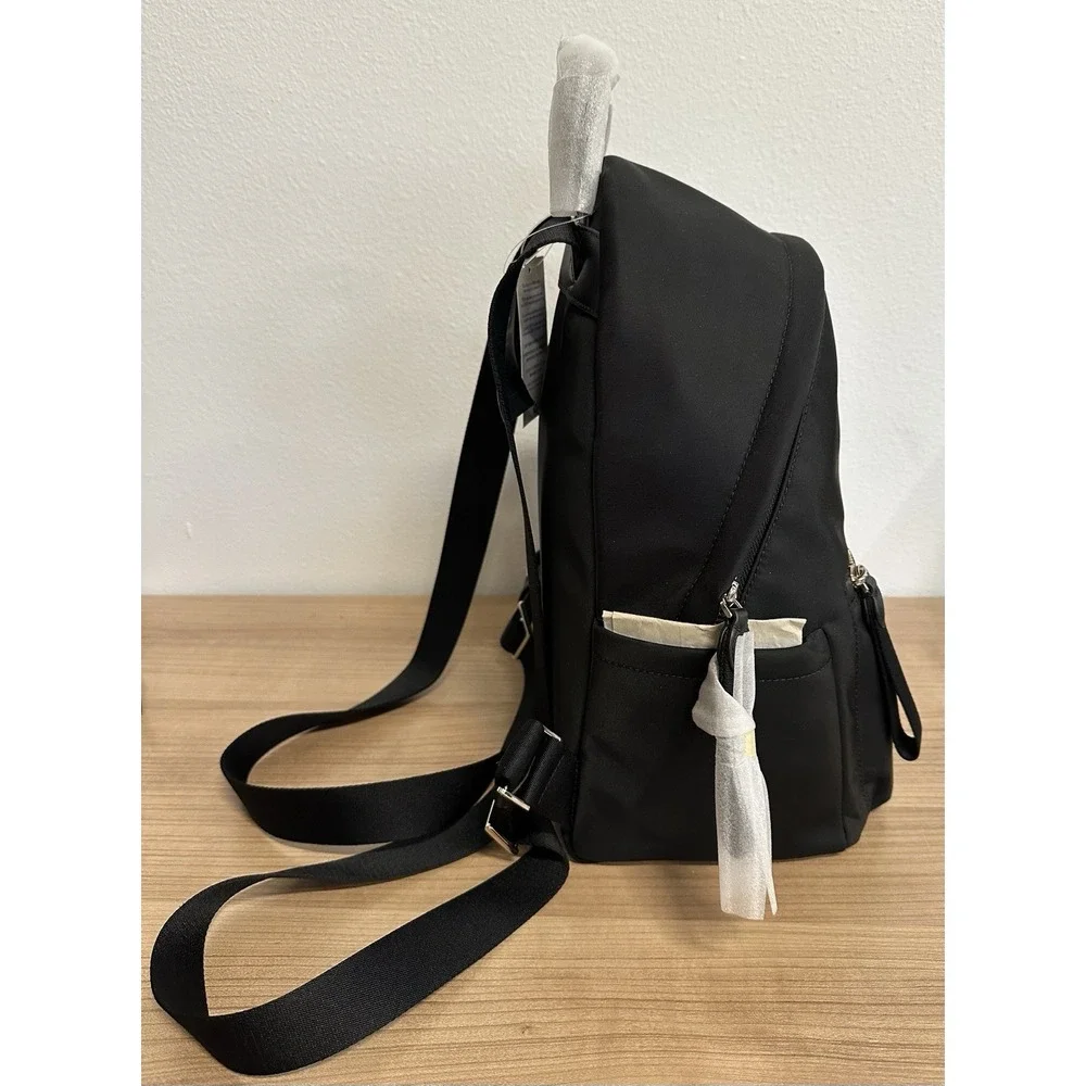 NEW Kate Spade Backpack Nylon Medium Black Chelsea NWT